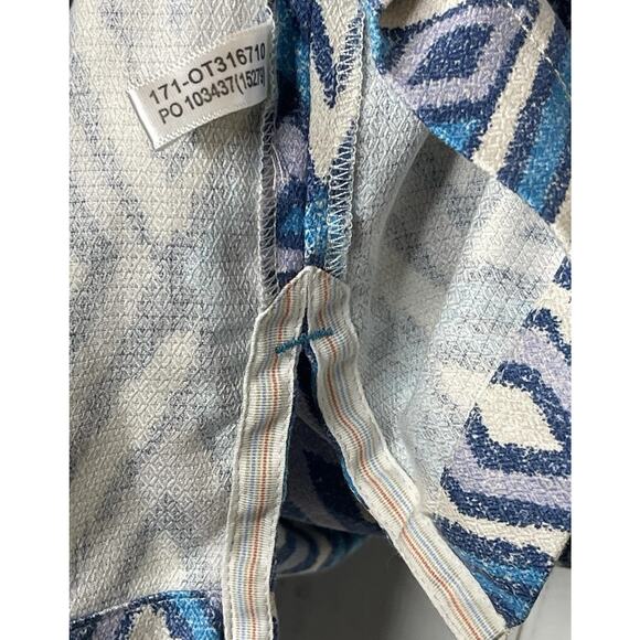 TOMMY BAHAMA Silk Blend Short Sleeve Geometric Aztec Tribal Beach Print Mens XL - Picture 7 of 9